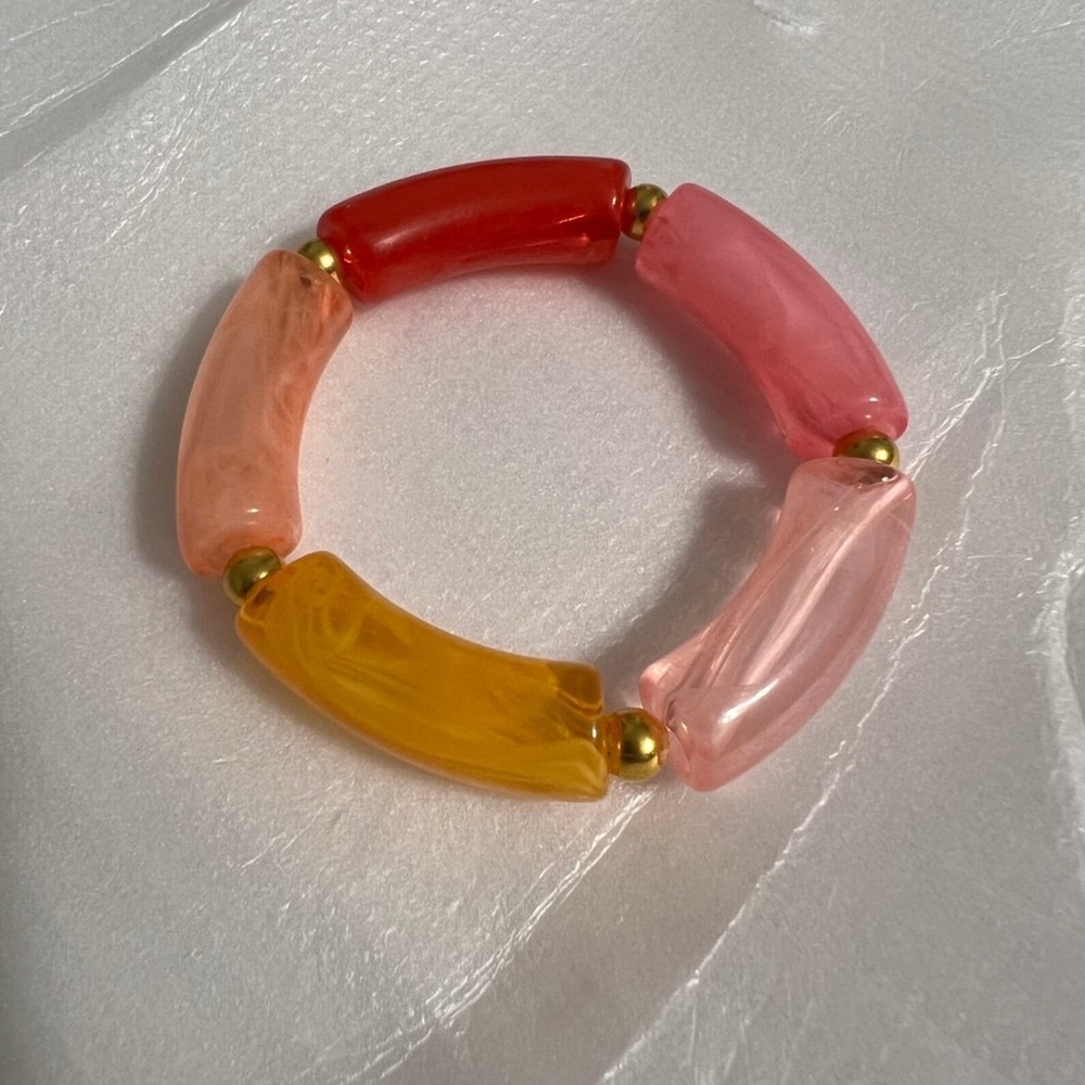 Color Block Stretch Bracelet